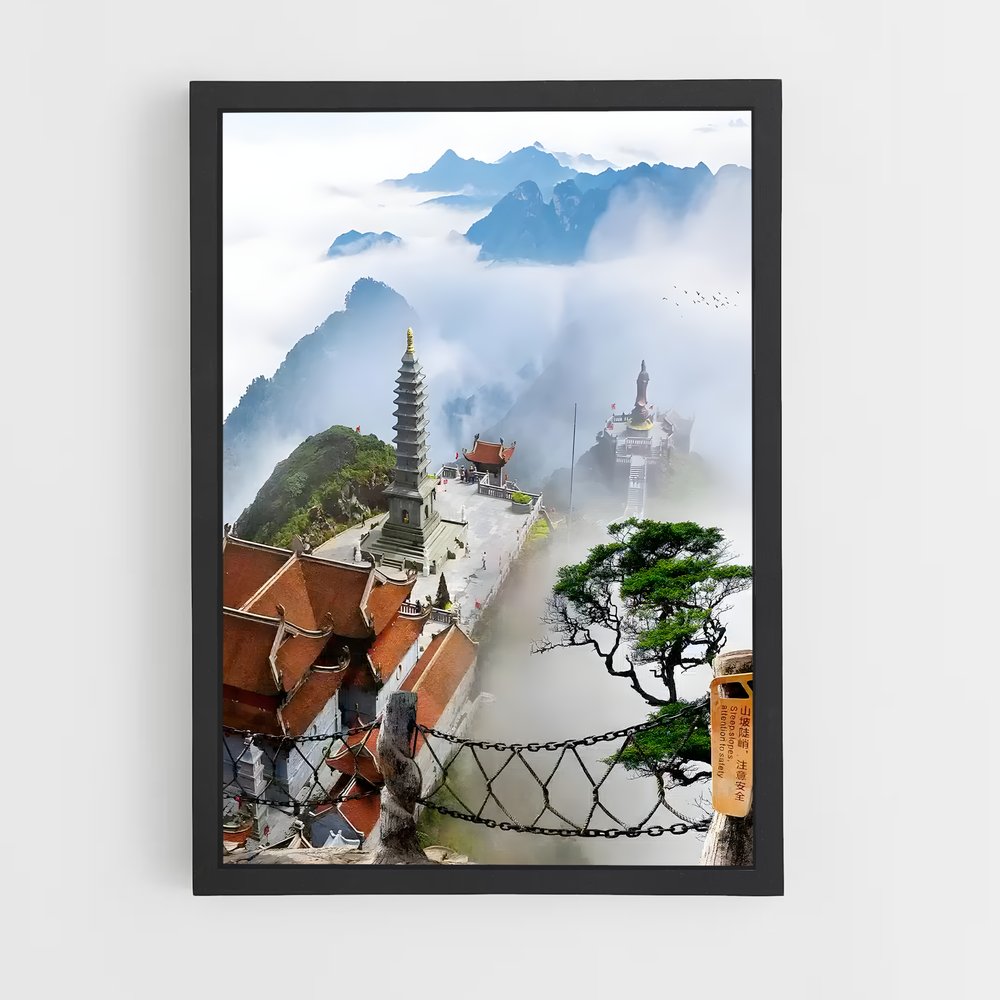 Poster Tranquillité Wudang – affiche Kung Fu (vue 2)